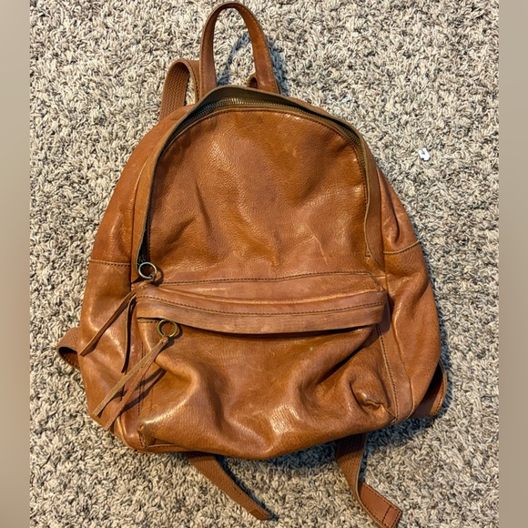 Madewell The Lorimer Leather Backpack - Picture 1 of 6